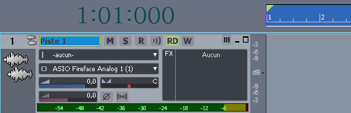 piste audio