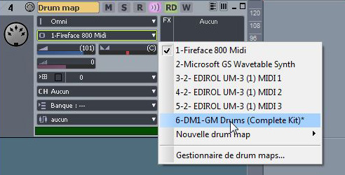 nouvelle sortie sur la piste Drum map
