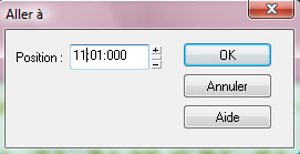 boîte "Aller à"